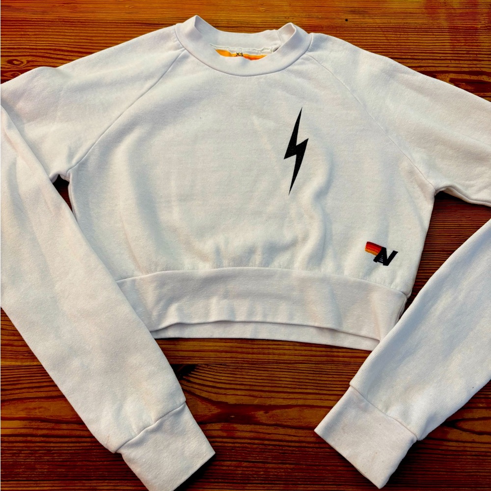 Aviator Nation Cropped Crew